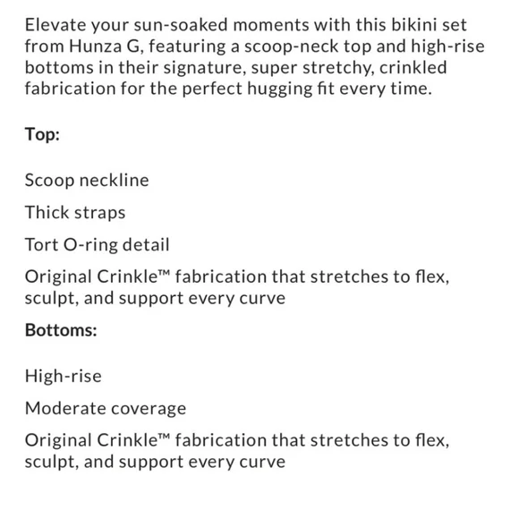 Hunza G London Nadine Bikini - Picture 4 of 4